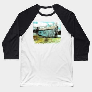 Magnetic Hill Covered Bridge Baseball T-Shirt